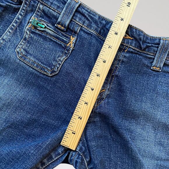 Vintage Levis Early Y2K Superlow Bootcut Denim Jeans 32x32 Low Rise Blue Grunge - Picture 11 of 12